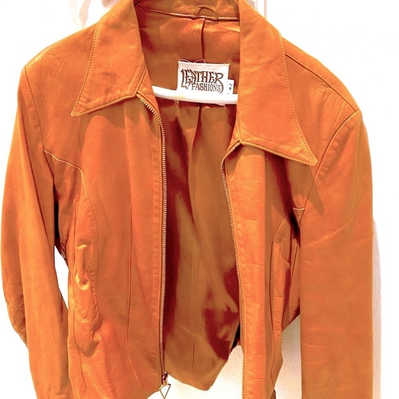 Ladies genuine leather jacket size 42 - Picture 1 of 2